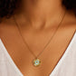 Gorjana Compass Pendant Necklace-Gold