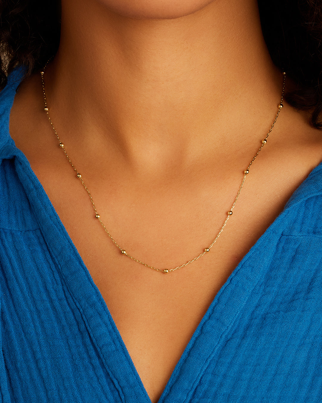 Gorjana Newport Chain Necklace-Gold