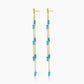 Gorjana Tatum Bead Earrings-Turquoise