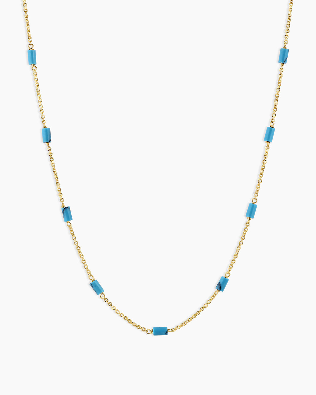Gorjana Tatum Bead Necklace-Turquoise