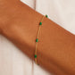 Gorjana Tatum Bracelet-Malachite Green