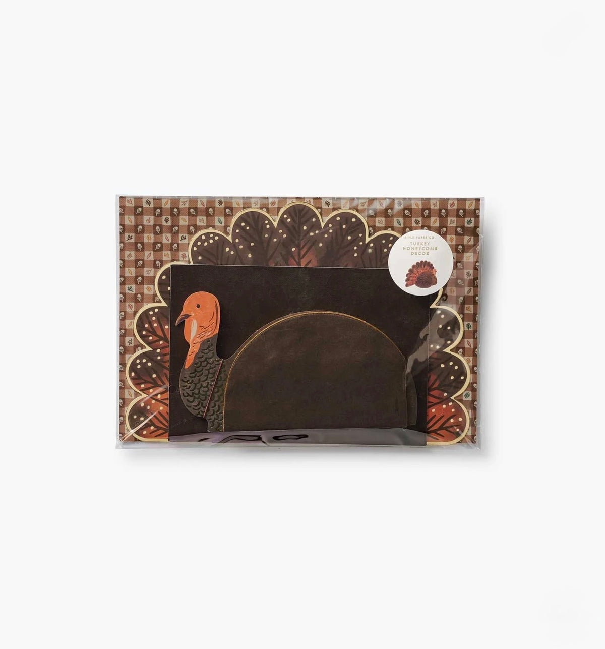 Rifle Paper Co. "Turkey" Honeycomb Decor