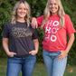 Southern Fried “Ho Ho Ho” Lightbulb Tee-Red