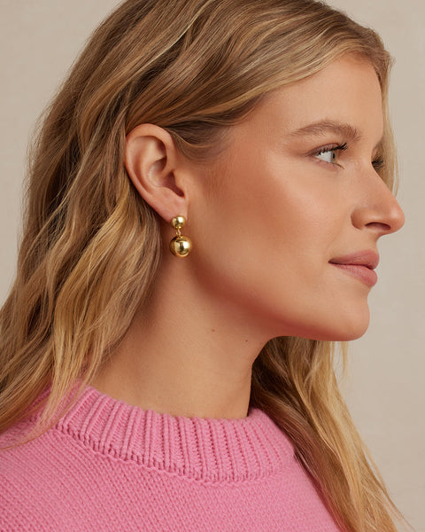 Gorjana Newport Drop Earrings-Gold