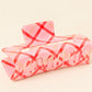The Darling Effect Claw Clip-Festive Plaid