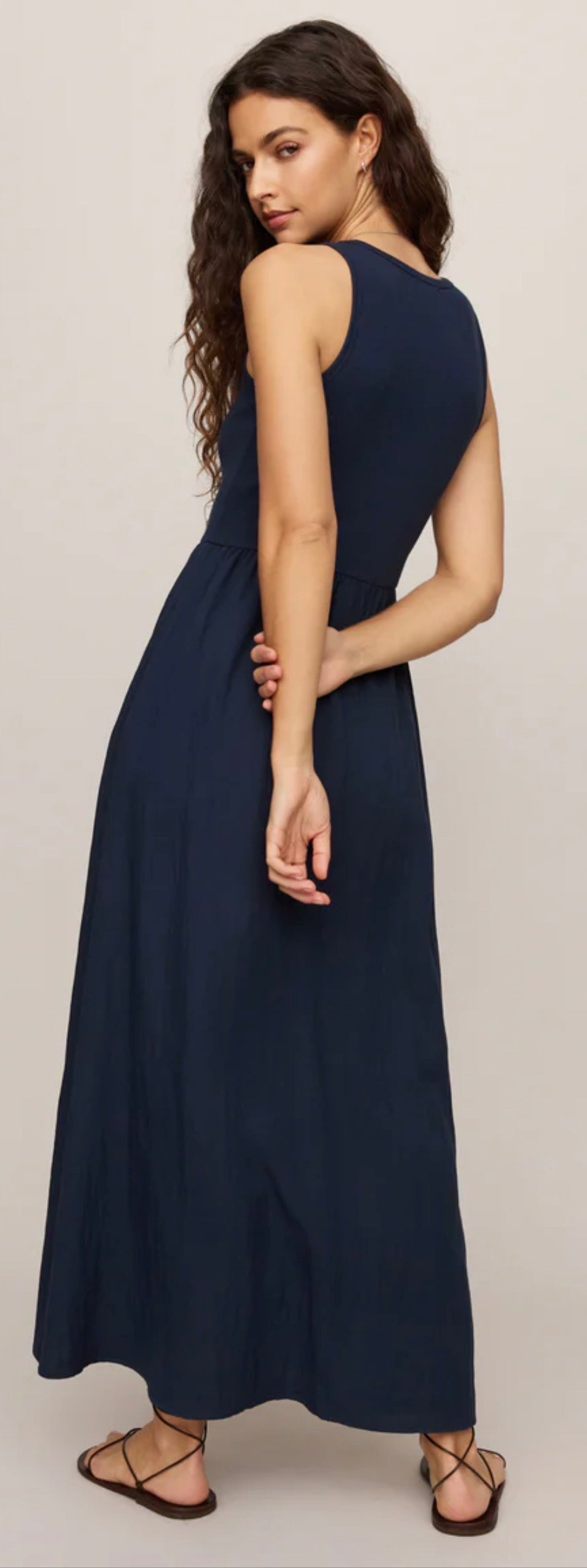 Z Supply Charlotte Midi Dress- Eclipse