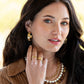 Capucine de Wulf “Berry” Classic Medium Hoop Earrings-Hammered Gold