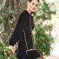 Spartina 449 "Wilenna" Velvet Dress-Black