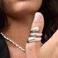 Uno de 50 "Axis" Ring- Silver