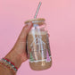 Pippi Post "Gingerbread Village" Christmas Glass Can