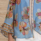 Hale Bob "Aura" L/S Voile Blouse-Blue