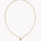 Kendra Scott Pumpkin Link Chain Necklace-Gold Orange MOP