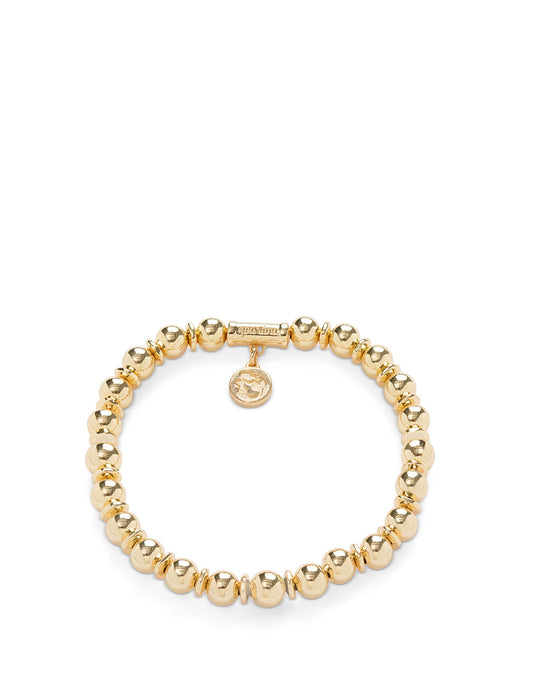 Spartina 449 Stretch Bracelet 6mm-Gold