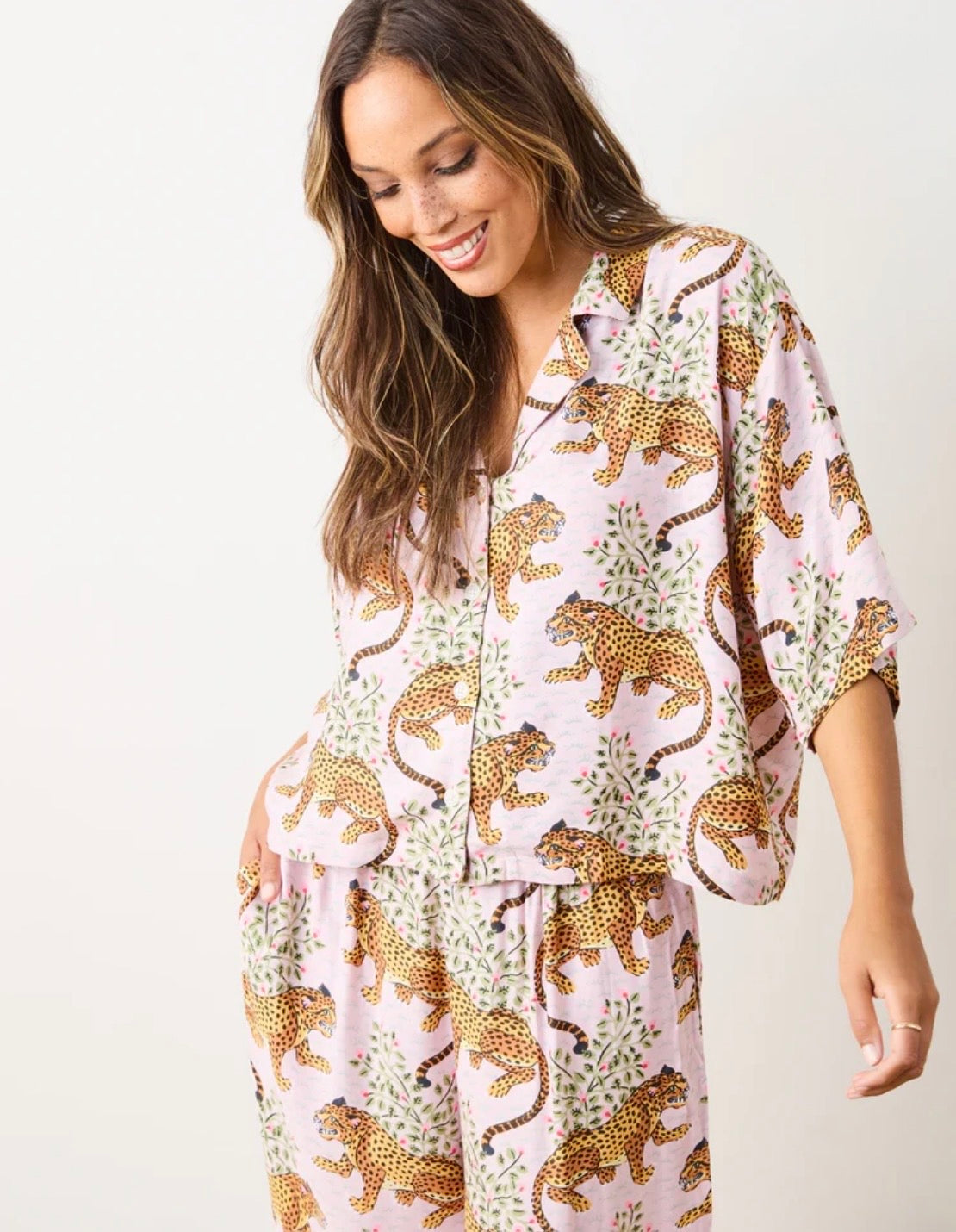 Printfresh "Bagheera" Eco Satin Wildest Dreams Set -Blush