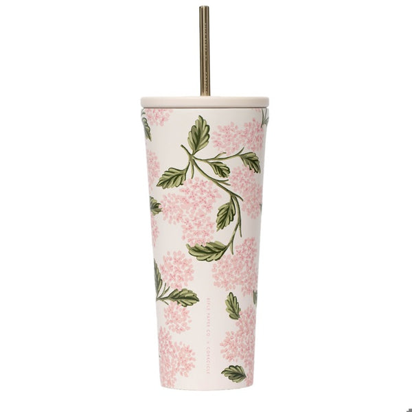 Corkcicle x Rifle Paper Co. “Pink Hydrangea”- 24oz Cold Cup