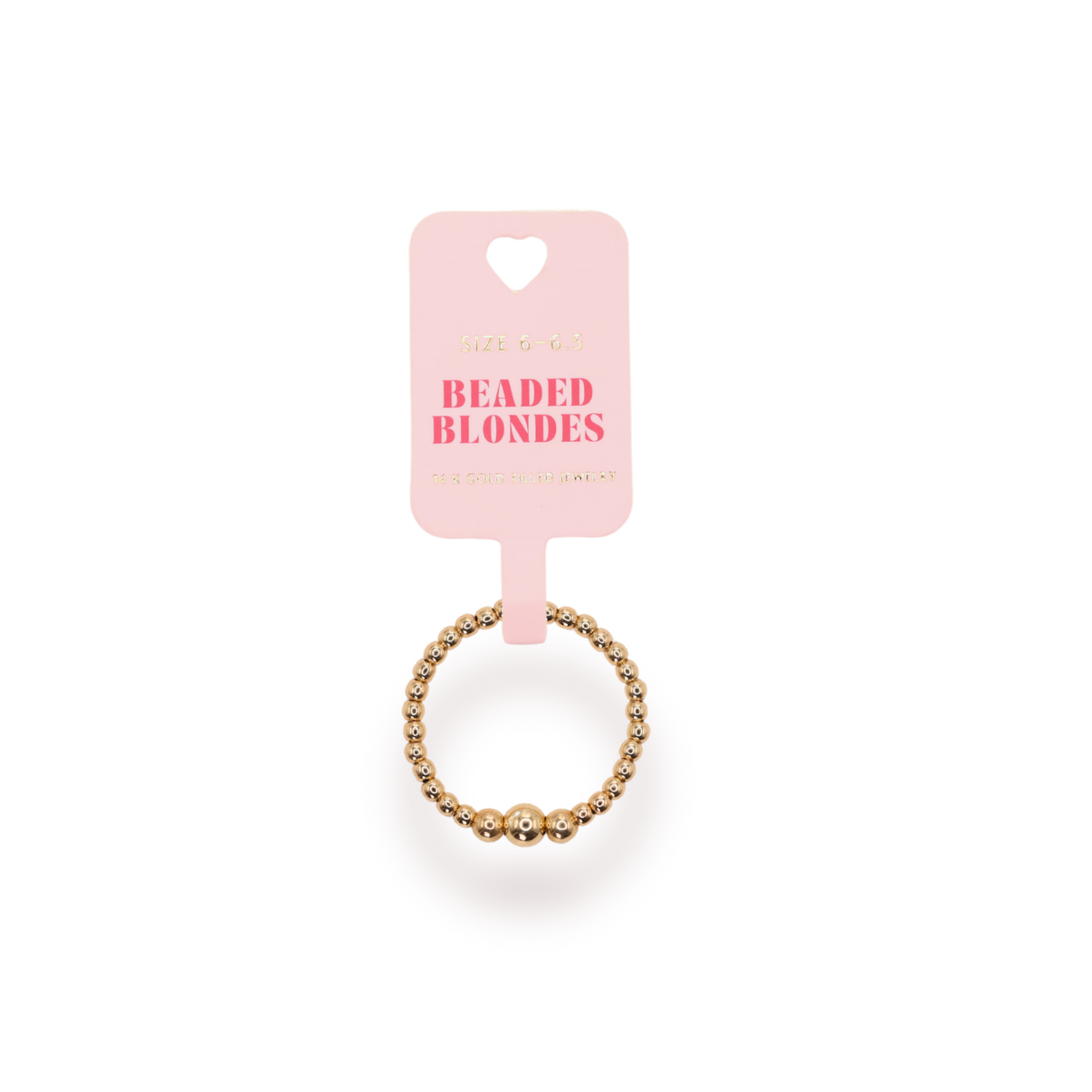 Beaded Blondes "Sutton" Ring-Gold