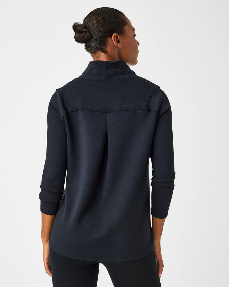 Spanx AirEssentials ‘Got-Ya-Covered’ Pullover-Very Black