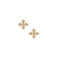 Natalie Wood Designs "Radiant Cross" Drop Necklace-Gold/CZ