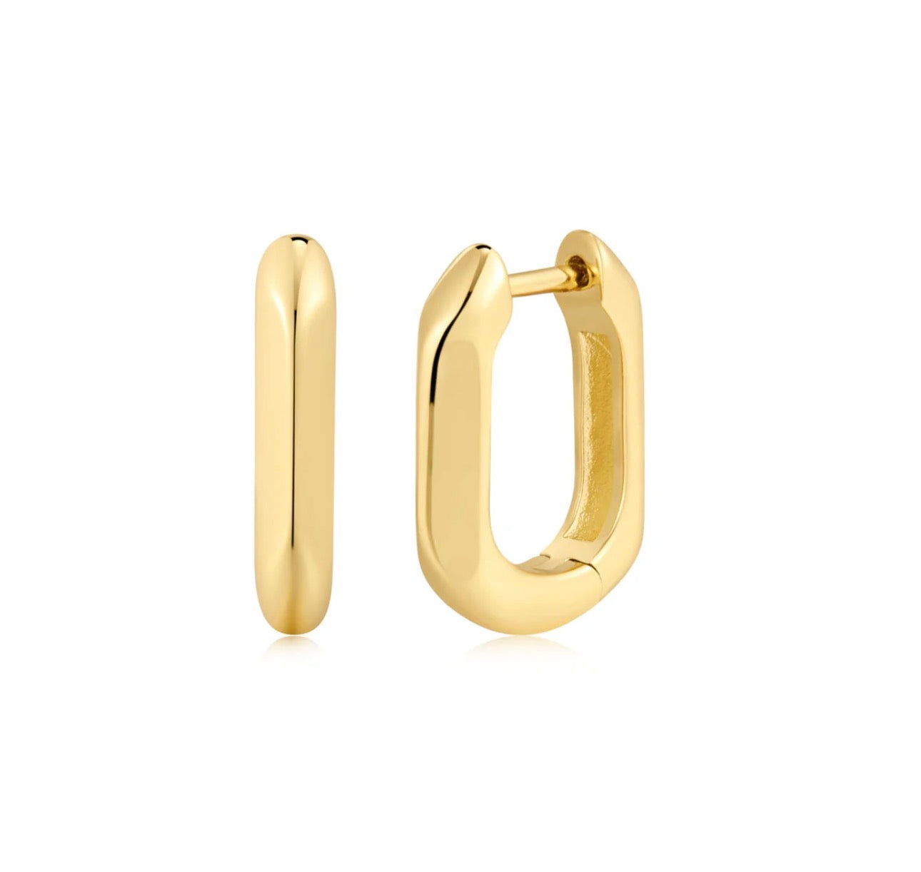 LeMel “Piper” Paperclip Huggie-Gold