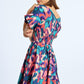 Lili Sidonio "Samantha" Dress- Paintbrush Print