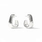 Julie Vos “Sahara” Hoop Earring - Silver