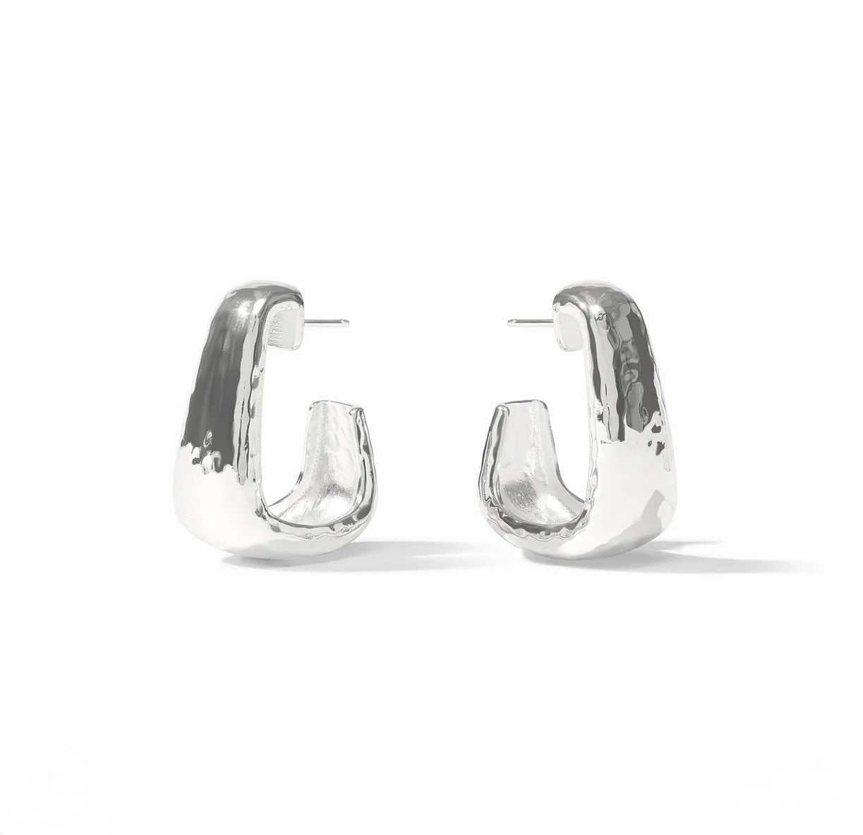 Julie Vos “Sahara” Hoop Earring - Silver