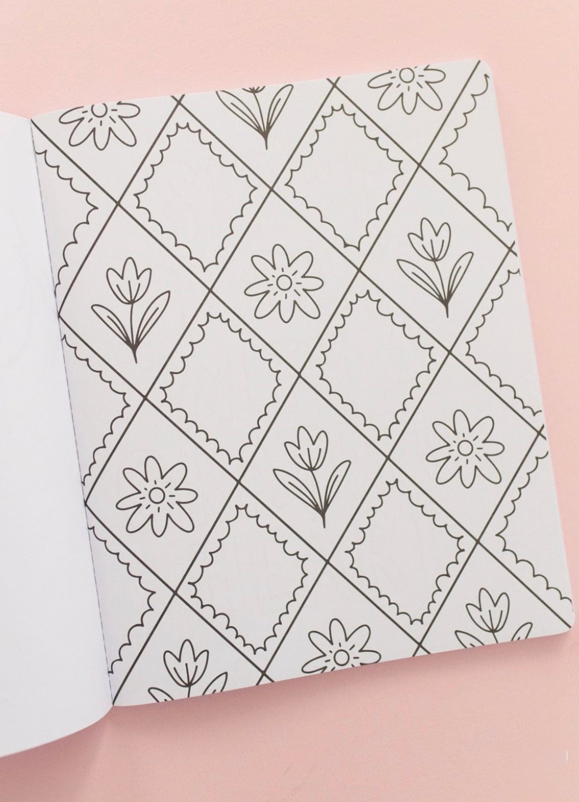 Pippi Post "Bows & Blooms" Coloring Book