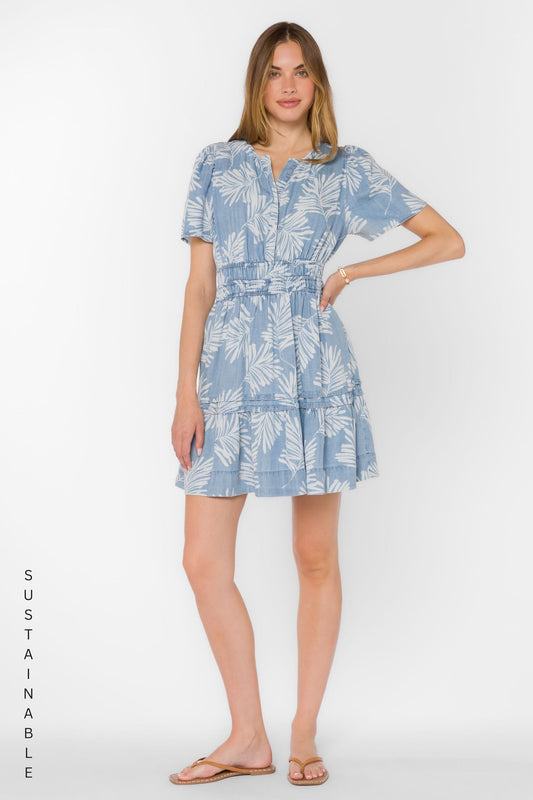 Velvet Heart “Stilla” Dress-Palm Leaf