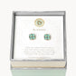 Spartina 449 Sea La Vie Stud Earring-Blessed/Sea Foam Clover-Silver