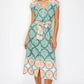 Meet Me in Santorini Button Down Dress-Olive Shell
