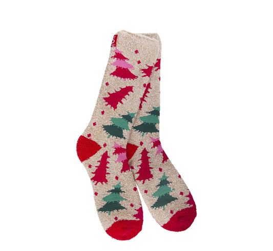 Crescent Sock Co. "Pine Trees" -Beige