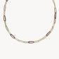 Kendra Scott Courtney Enamel Link Necklace - Gold Burgundy Enamel