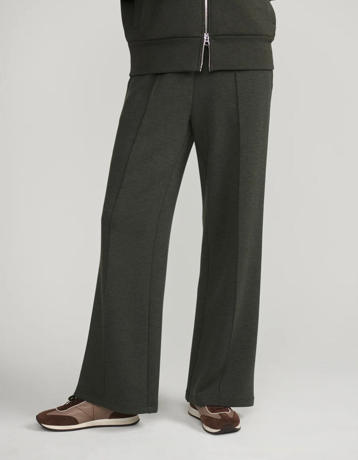 Varley “The Wide Leg” 30” Pant- Olive Marl