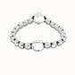 Uno de 50 “Ser Deslumbrante” (be stunning) Stretch Bracelet- Silver/Black