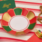 Sophistiplate “Joyful Christmas” Scalloped Appetizer/Dessert Bowl