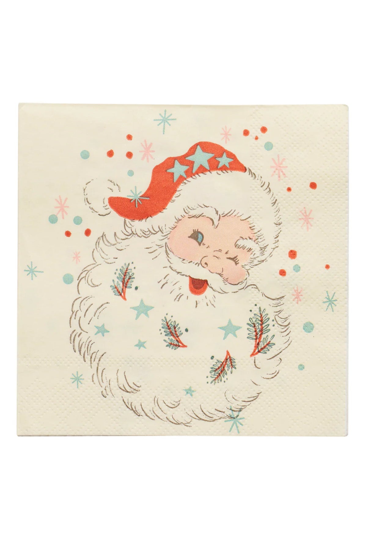 Sophistiplate “Vintage Santa” Cocktail Napkin