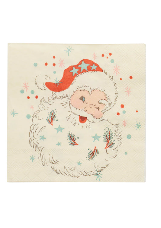 Sophistiplate “Vintage Santa” Cocktail Napkin