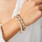 Spartina 449 SP Kerra Stretch Bracelet-Gold/Silver