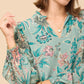 Spartina 449 "Wilenna" Ruffle Blouse-Guerard Estate Bird