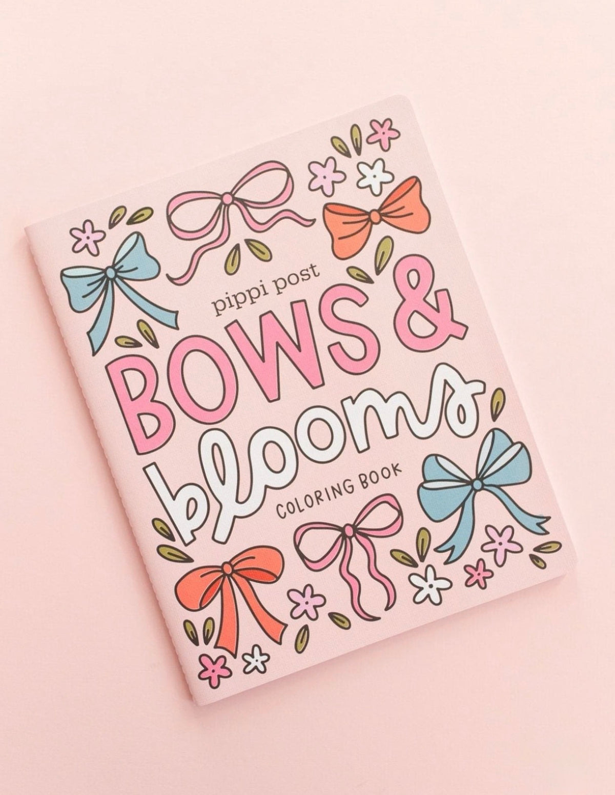 Pippi Post "Bows & Blooms" Coloring Book