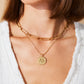 Spartina 449 SP Lucky in Love Talisman Necklace 18"-Crystal