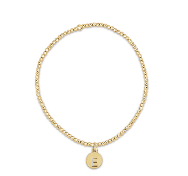 Classic Gold 2mm Bracelet - Respect Small Gold Disc main image 0