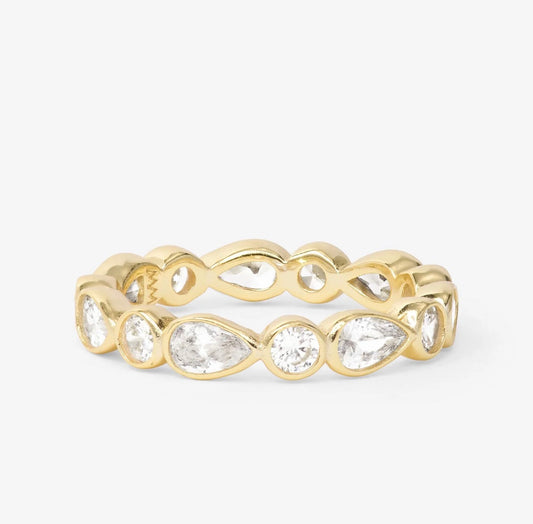 Melinda Maria “Isla” Ring- Gold/White