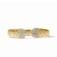 Julie Vos “Stardust” Cuff- Gold/CZ