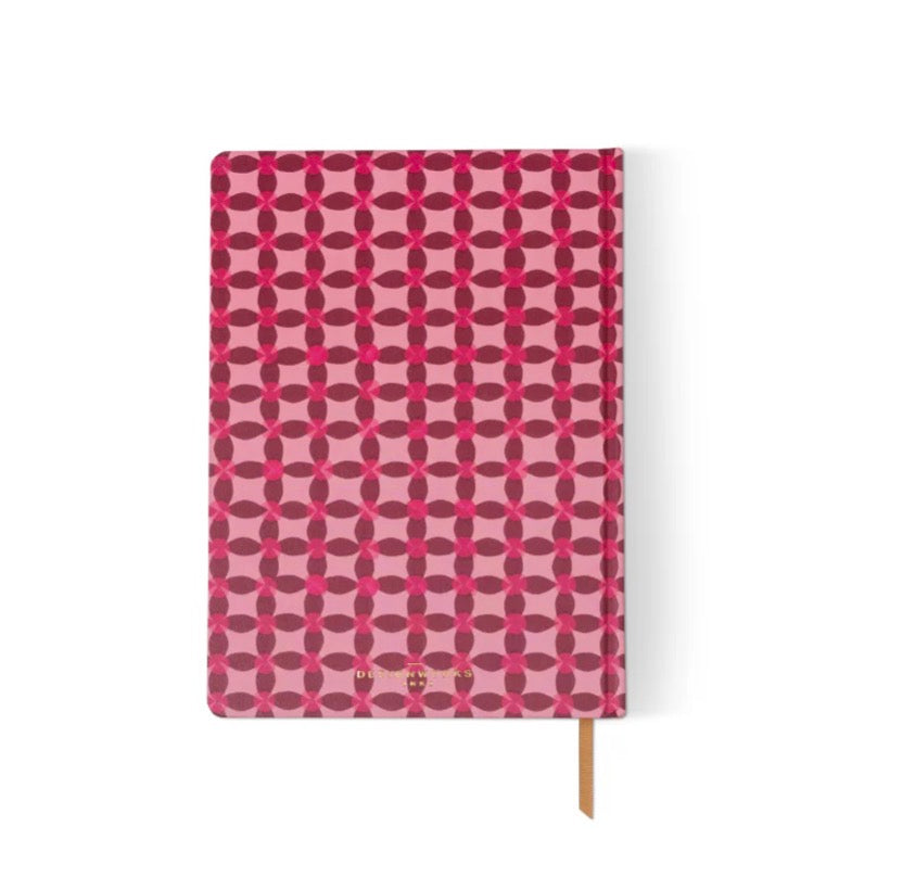 Designworks Ink Tulip Jumbo Journal-Pinwheel Pink