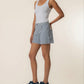 Kut from the Kloth "Jane" High Rise Long Short-Navy/Ivory
