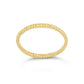 Saturday Silks "Golden Twist" Skinny Scarf Ring-Gold