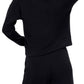 Spanx AirEssentials V-Neck Long Sleeve Sweatshirt - Very Black