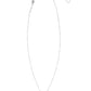 Kendra Scott Framed Tess Satellite Pendant Necklace-Silver Platinum Drusy