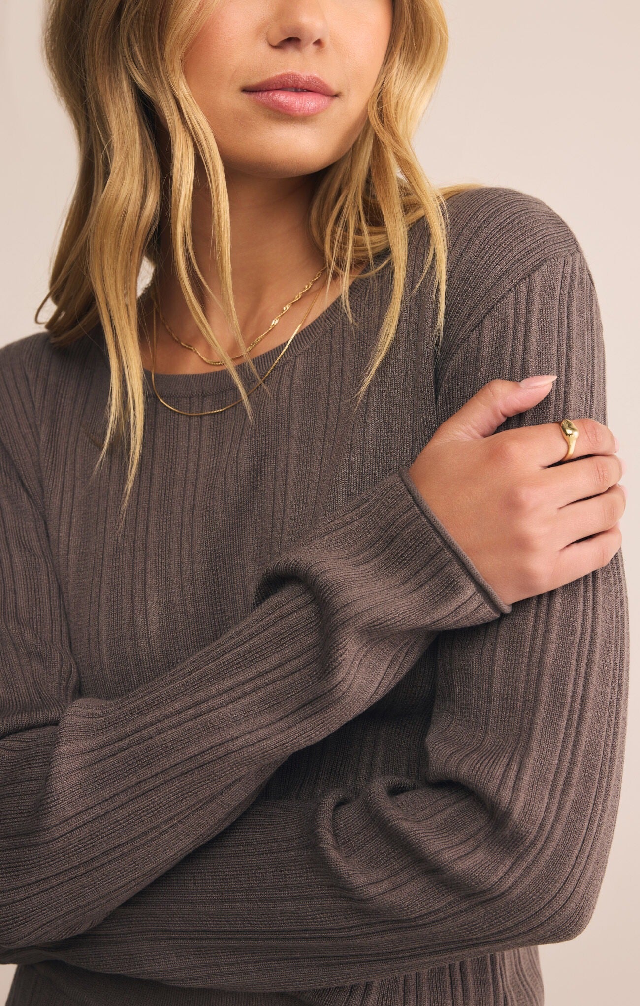 Z Supply Du Monde Sweater - Burnt Ash Heather